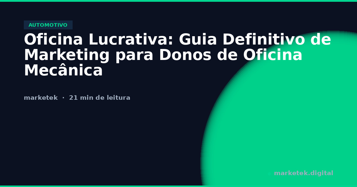Oficina Lucrativa: Guia Definitivo de Marketing para Donos de Oficina ...